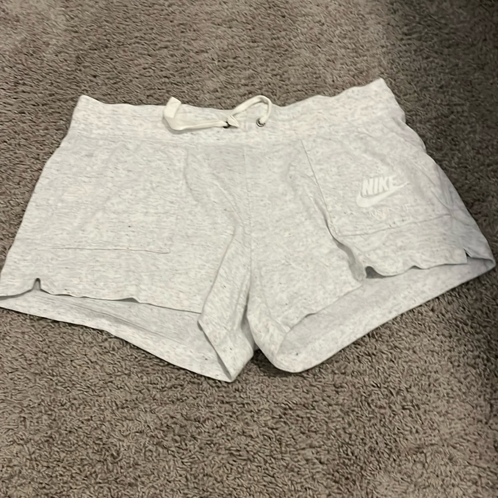 Light grey Nike sweatshorts